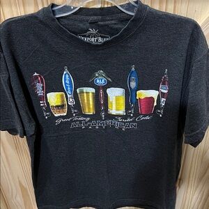 Newport Blue Palm Graphic Shirt